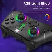 Kepang Beyaz Kablosuz Denetleyici Bluetooth Gamepad Programlanabilir Turbo Fonksiyonlu Nintendo Anahtarı Ps3 Konsolu Android Tv Pc Joystick (Yurt Dışından)