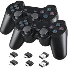 Kepang 1 Adet Beyaz-2.4 Ghz Kablosuz Gamepad Pc Dizüstü USB Oyun Denetleyicisi Joystick Ps3 Android Tv Kutusu Windows Ahududu Pi 4 3 Joypad (Yurt Dışından)