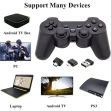 Kepang 1 Adet Beyaz-2.4 Ghz Kablosuz Gamepad Pc Dizüstü USB Oyun Denetleyicisi Joystick Ps3 Android Tv Kutusu Windows Ahududu Pi 4 3 Joypad (Yurt Dışından)