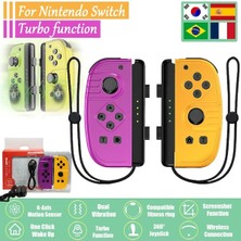 Kepang Nintendo Switch Gamepad Kablosuz Denetleyici Için Siyah Yükseltilmiş Sürüm Joy Pad, Kontrolörler Kavrama Desteği Uyandırma ve Turbo Fonksiyonu (Yurt Dışından)