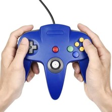 Kepang 10 2 Adet-2 Paket Klasik Kablolu N64 Denetleyici Retro Oyunları 64-Bit Gamepad Joystick N64 Video Oyunları Konsolu Için Yedek Denetleyici (Yurt Dışından)