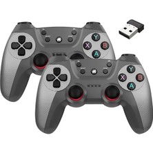 Kepang Siyah-Kablosuz Oyun Denetleyicisi Için Linux/android Telefon Için Oyun Kutusu Oyun Sopası Pc Akıllı Tv Kutusu 2.4g Gamepad Joystick (Yurt Dışından)