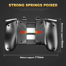 Kepang AK16 Oyun Joystick Gamepad Tetik Yangın Düğmesi L1R1 Shooter Ios Android Için Gerilebilir Pubg Oyun Denetleyicisi Bluetooth (Yurt Dışından)