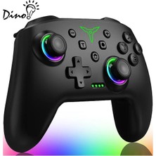 Kepang Q251 Kontrolör-Rgb Kablosuz Denetleyici Bluetooth Nintendo Anahtarı Pro Pc Joystick Gamepad Profesyonel Gecikmesiz Gamepad (Yurt Dışından)