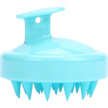 Kepang Soft Sil Shambrush Kuaför Shambrush Saç Derisi Temizleme Banyo Tarağı - Mavi (Yurt Dışından)