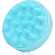 Kepang Soft Sil Shambrush Kuaför Shambrush Saç Derisi Temizleme Banyo Tarağı - Mavi (Yurt Dışından)