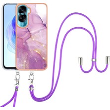 YH Market Onur Için Kılıf 90 Lite 5g Mermer Crossbody Kordon Askısı Tampon Yumuşak (Yurt Dışından)