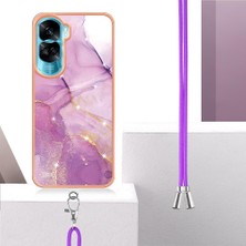 YH Market Onur Için Kılıf 90 Lite 5g Mermer Crossbody Kordon Askısı Tampon Yumuşak (Yurt Dışından)