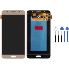 Samsung J7 2016 J710 Uyumlu LCD Ekran Dokunmatik Gold