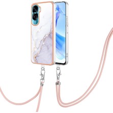 YH Market Onur Için Kılıf 90 Lite 5g Mermer Crossbody Kordon Askısı Tampon Yumuşak (Yurt Dışından)