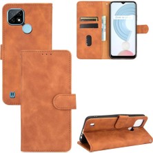 YH Market Realme C53 4g Koruyucu Kapak Için Kılıf Deri Folio Flip Case Tam (Yurt Dışından)