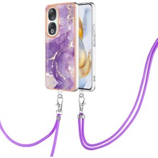 YH Market Onur Için Kılıf 90 5g Tampon Crossbody Kordon Askısı Mermer Anti-Scratch (Yurt Dışından)