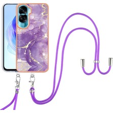 YH Market Onur Için Kılıf 90 Lite 5g Mermer Crossbody Kordon Askısı Tampon Yumuşak (Yurt Dışından)