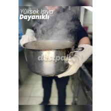 Destpak Isıya Dayanıklı Iş Eldiveni - Fırın, Restoran Örgü Eldiven - Yanmaz Fırıncı Eldiveni