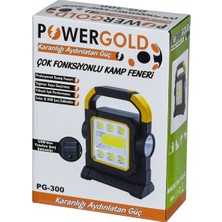 Powerg Old Çok Fonksiyonlu Solar Enerjili Kamp Feneri PG-300