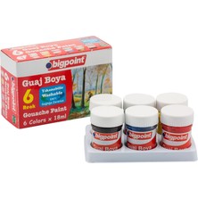 Bigpoint Guaj Boya 6 Renk x 18 ml 3'lü Paket