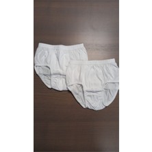 Türen 304 2'li Erkek Çocuk Slip-Beyaz