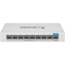 Keenetic Poe+ Switch 9, 1X1GBIT, 8X1GBIT Poe+ Port, Ieee 802.3AF/AT (MAX.30W/PORT), 120WATT