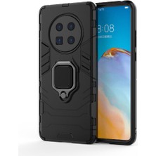 YH Mall Huawei Mate 40 Için Kılıf 360 &deg; Dönen Halka Darbeye Kapak Kickstand Damla (Yurt Dışından)