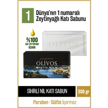 Olivos %100 Doğal Parfüm Serisi Sihirli Nil Kokulu Zeytinyağı Katı Sabun Nem Dengeleyici 250 gr