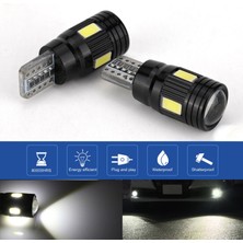 Blueleskyy 2 Adet Araba Canbus T10 LED Işık 5730 6smd Hatasız 12V Ampuller (Yurt Dışından)