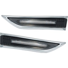 Blueleskyy Chevrolet Cruze Için 2 Adet Araba LED Yan Işaretleyici Lamba Sarı Işık Yayar (Yurt Dışından)