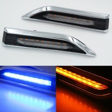 Blueleskyy Chevrolet Cruze Için 2 Adet Araba LED Yan Işaretleyici Lamba Sarı Işık Yayar (Yurt Dışından)