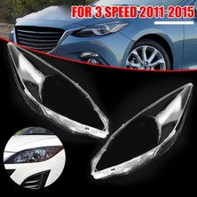 Blueleskyy Mazda 3 Speed 2011-2015 Için Araç Far Camı Kapağı, Sol Taraf (Yurt Dışından)