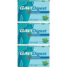 Gavi Gavidigest Nane Aromalı 12'li Pastil - Şekersiz -  3 Adet