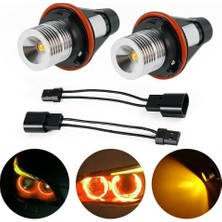 Blueleskyy -Bmw E39 E53 E60 E63 Için 8000K Amber LED Ampuller Lambalar [2 Adet Paket] (Yurt Dışından)