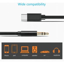 Washa Sıcak Satış USB C Dönüştürücü 3.5mm Stereo Ses Dağıtıcı Kablosu Aux Kablosu Tipi C Ses Adaptörü