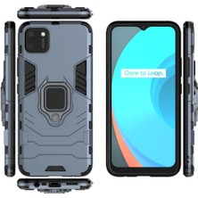 YH Mall Realme C11 Için Kılıf 360 &deg; Dönen Halka Darbeye Kapak Kickstand Askeri (Yurt Dışından)