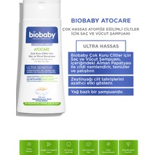 Biobaby Kuru Ve Atopik Ciltler İçin Saç Ve Vücut Şampuanı 300 ml - Organik Zeytin Yağı Alman Papatyası