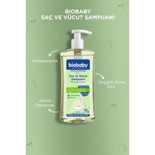 Biobaby Ultra Hassas Saç Ve Vücut Bebek Şampuanı 500 ml Prebiyotik Alman Papatyası - Organik Içerik 3 Lü Set