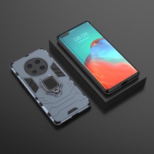 YH Mall Huawei Mate 40 Pro Için Kickstand Askeri Damla Koruma Halkası Kapak (Yurt Dışından)