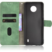 YH Mall Kart ile Nokia C10 Deri Folio Flip Case Kart Ekleme Için Kılıf (Yurt Dışından)