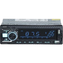 Hues 4X60W Rms Çift USB Girişli Bluetooth 'lu 7 Renkli Ekran Oto Radyo Teyp HS-3200 Bt