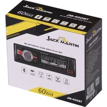 Jack Martın Çift USB Girişli Bluetooth'lu Oto Radyo Teyp JM-400 Bt