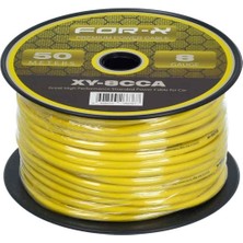 For-X 8 Ga Bakır Oto Amfi Power Kablosu 50 Metre Xy-8 Cca