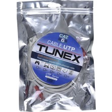 Tunex 3 mt Jaklı Cat6 Ethernet Kablosu Tnx-C-3