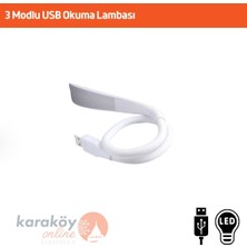 Okuma Lambası Dokunmatik Usb Giriş
