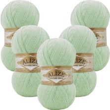 Alize Angora Gold 5'li 842 Nil Yeşil El Örgü Ipliği