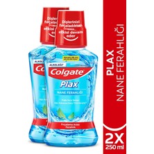 Colgate Plax Nane Ferahlığı Plağa Karşı Ağız Bakım Suyu 250 ml x 2 Adet