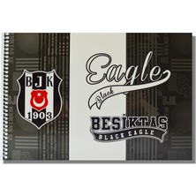 Timon Beşiktaş 17X24 15 Yaprak Karton Kapak Spiralli Resim Defteri 3 Adet