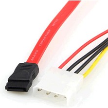 Internet x 6 Gb/s Sata3 15PIN - Sata 7pin +Ide Molex 4pin Güç / Pc Için Veri Kombo Kablosu Sata 3.0 Sataııı 6gbps Sabit Sürücü (Yurt Dışından)