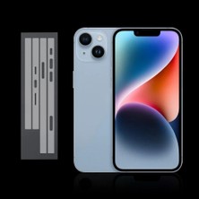 Rova Apple iPhone 15 Pro Uyumlu Çerçeve Koruyucu Şeffaf Ultra Koruyucu Nano Jelatin