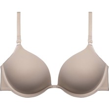 Magic Form 2187 Özel Formlu Düz Kumaşlı Destek Dolgulu Ortası Dekolte Göğsü 2 Beden Büyütenpush-Up Sütyen