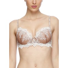 Magic Form Y4592 Dantelli Çıkma Pedli Göğsü 2 Beden Büyük Gösteren Süngerli Sütyen