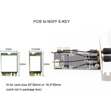 Internet Masaüstü Kablosuz Wifi Bluetooth Ağ Kartı Adaptörü Pcıe - M.2 Genişletme Kartı Wifi Adaptörü M.2 Ngff (Yurt Dışından)