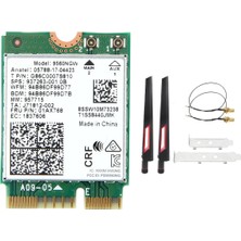 Internet 9560NGW Wifi Kart Adaptörü+Anten 1730MBPS Kablosuz Ac 9560 2.4g+5g Bt 5.0 802.11AC M.2 Cnvı 9560NGW Kablosuz Adaptör B (Yurt Dışından)